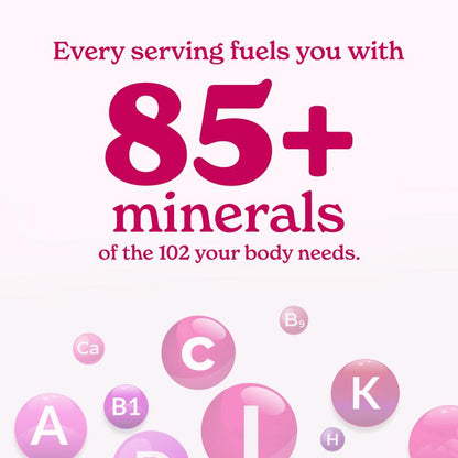 B3G3 Women Multi-Mineral Honey Sticks | Betteralt She-Lajit Strawberry Flavor | Shilajit, Shatavari & Saffron | Hormonal Balance & Energy