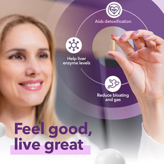 Liver Cleanse and Detox Formula Milk Thistle, Artichoke Extract, Dandelion, and Apple Cider Vinegar Liver Health Supplement