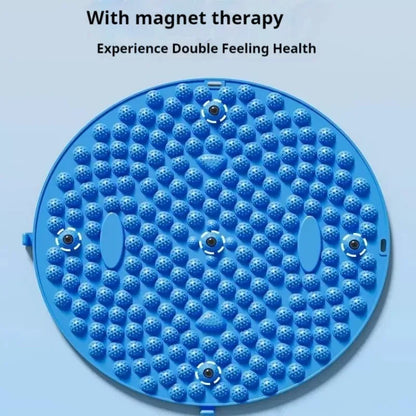 Acupressure Mat for Foot Massage, Foldable Yoga Mat for Living Room and Gym, Round