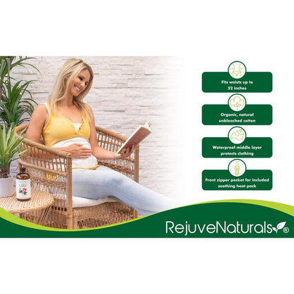 Castor Oil Pack for Liver & Detoxification + Overall Well-Being - 8 Piece Complete Kit. Includes 16Oz Glass Bottle of Organic Castor Oil, Easy to Use Castor Oil Compress with Adjustable Fit, 5 Soft Cotton Pads & Soothing Heat Pack. Pain Relief Relaxation