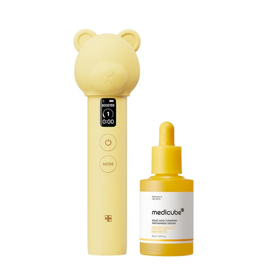 [LIVE Exclusive] [Medicube] Booster Pro Lemon Bear EditionㅣKbeauty Viral Glass Glow | Korea'S No.1 Glass Glow Device + SkincareㅣMedicube Kbeauty Korean Skincare