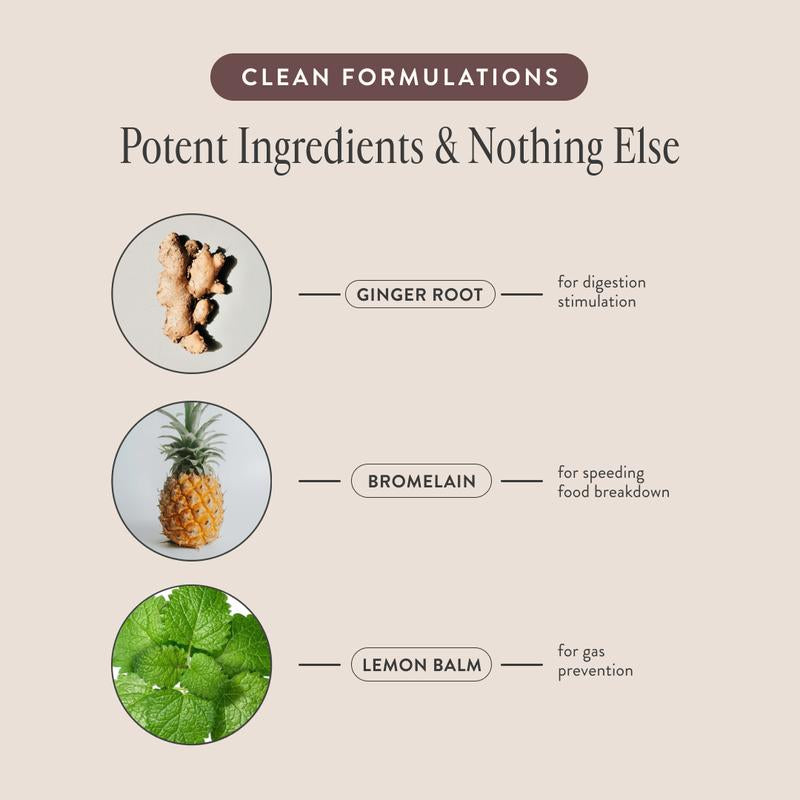 Arrae Bloat Mini Triple Pack | Fast-Acting Bloating Relief Digestive Enzymes & Gas Relief Capsules| 3 X 15 Day Supply Natural Dietary Supplement